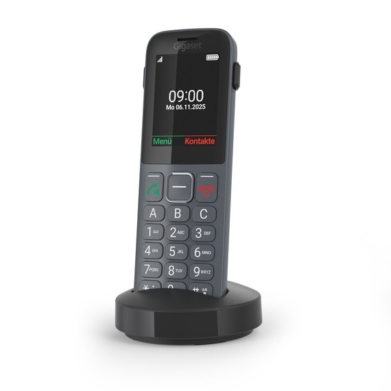 Senioren Telefon mit großen Tasten und Ladeschale